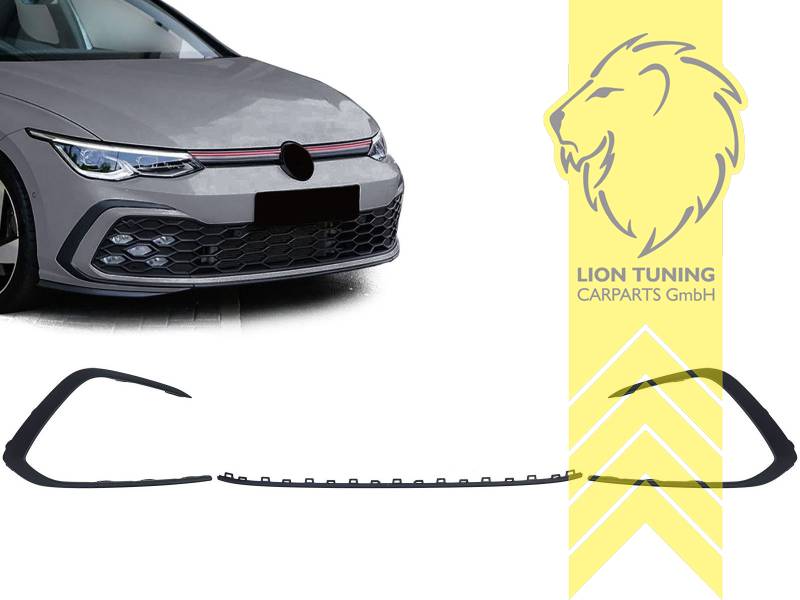 schwarz matt, nur passend für GTI, GTD, GTE, R-Line, Eintragungsfrei / als Ersatzteil verwendbar