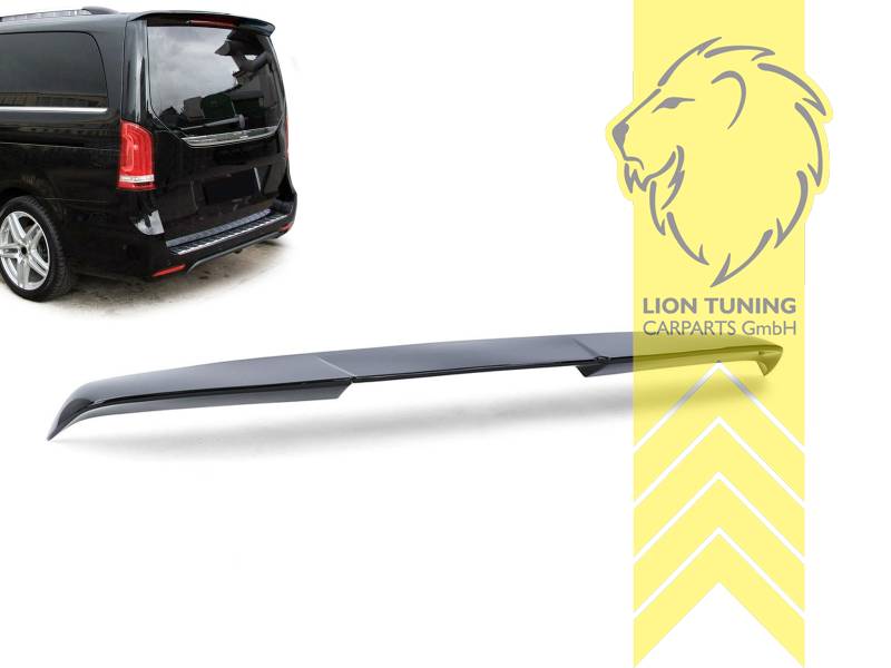 für Fahrzeuge mit Heckklappe, schwarz glänzend, Ersatzteile von äquivalenter Qualität für die Besitzer des Fahrzeugs (entspr. EU-Verordnung 46/2010), nur passend für Fahrzeuge mit Heckklappe, ABS Kunststoff