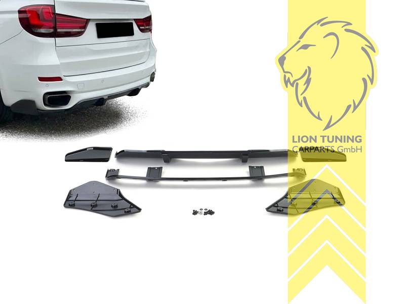 schwarz glänzend, nur passend für Fahrzeuge mit M-Paket, PP Kunststoff, Eintragungsfrei / als Ersatzteil verwendbar