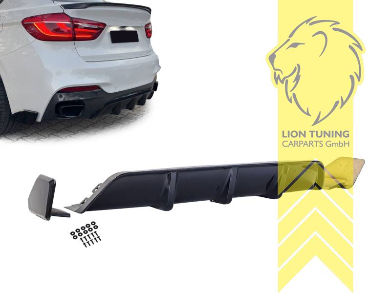 links und rechts, schwarz glänzend, nur passend für Fahrzeuge mit M-Paket, PP Kunststoff, Eintragungsfrei / als Ersatzteil verwendbar