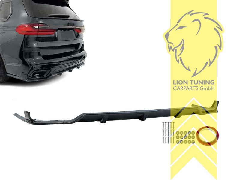 links und rechts, schwarz glänzend, nur passend für Fahrzeuge mit M-Paket, PP Kunststoff, Eintragungsfrei / als Ersatzteil verwendbar