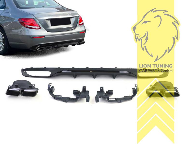 schwarz glänzend, nur passend für Fahrzeuge mit Standard Stoßstange, ABS Kunststoff, Eintragungsfrei / als Ersatzteil verwendbar