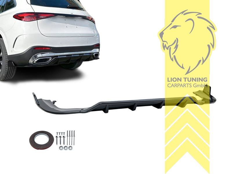 schwarz glänzend, nur passend für AMG Line Stoßstange, nicht für Modelle mit Anhängerkupplung, ABS Kunststoff, Eintragungsfrei / als Ersatzteil verwendbar