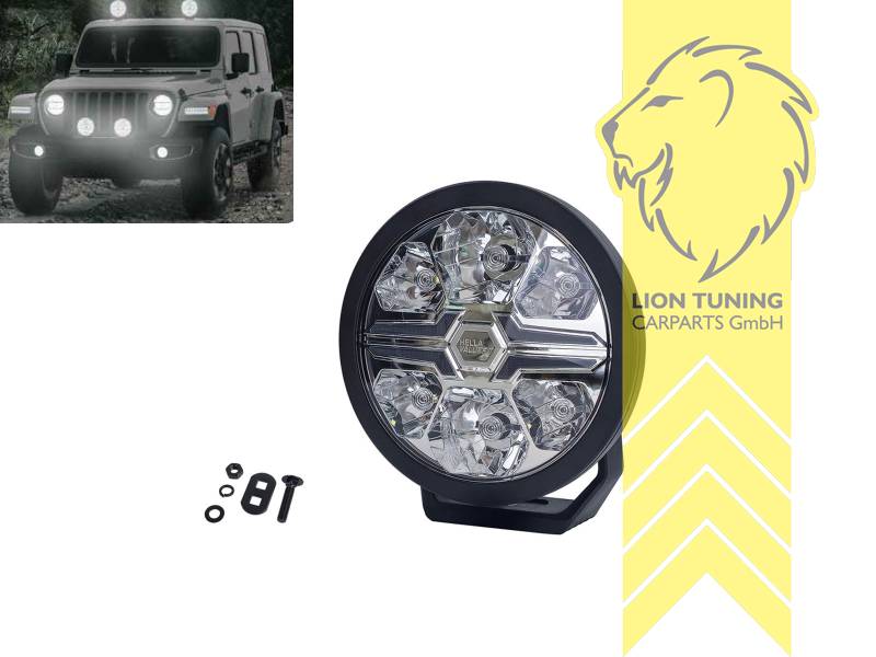 7 Zoll / 17,8cm, 6000 K, 1200 g, 22 Watt, 1FJ 357 198 041, Eintragungsfrei / mit E-Prüfzeichen