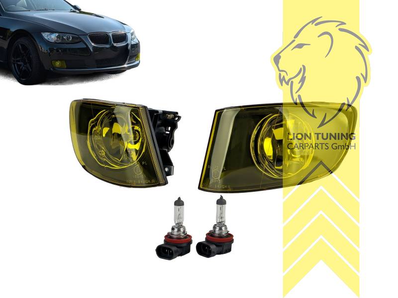 Halogen, gelb, nur passend für Standard Stoßstange, H8, Eintragungsfrei / mit E-Prüfzeichen