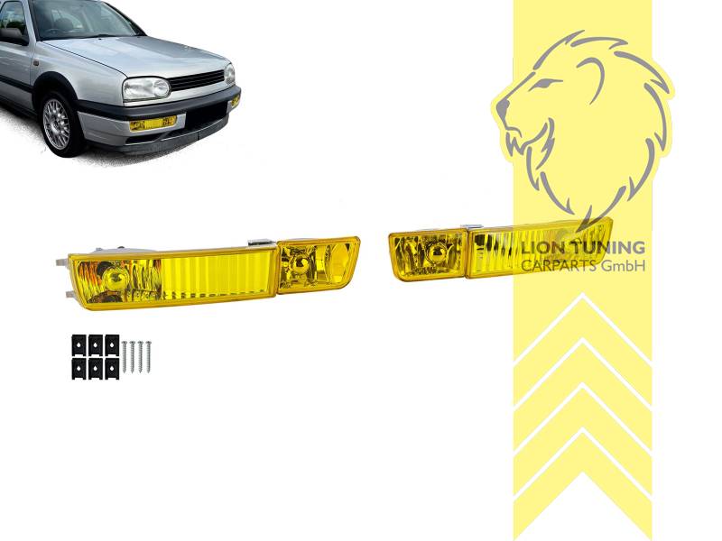 Halogen, gelb, H3, Eintragungsfrei / mit E-Prüfzeichen