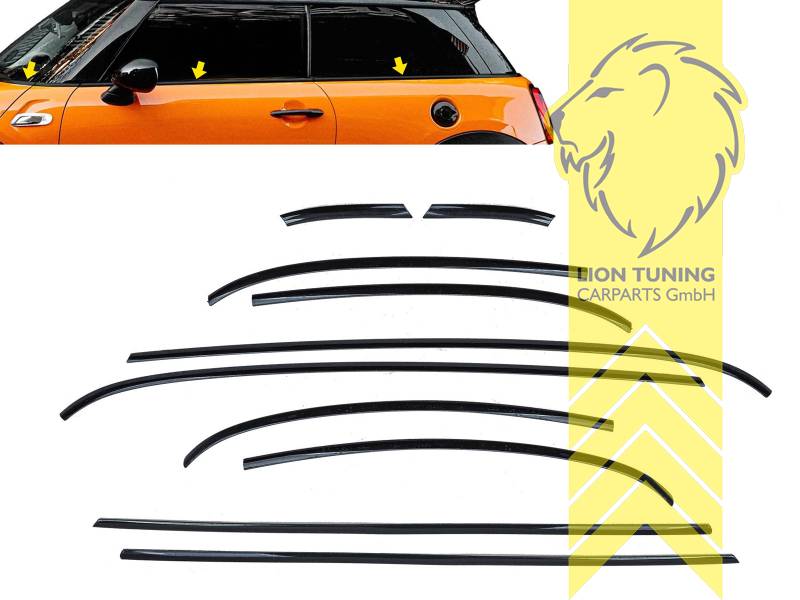 schwarz glänzend, Edelstahl