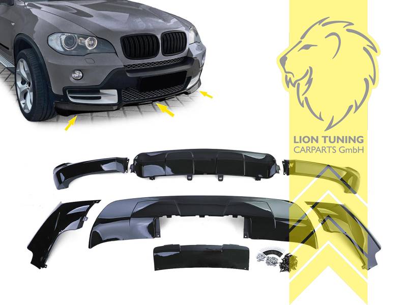 schwarz glänzend, Ersatzteile von äquivalenter Qualität für die Besitzer des Fahrzeugs (entspr. EU-Verordnung 46/2010), nicht passend für M-Paket, PP Kunststoff