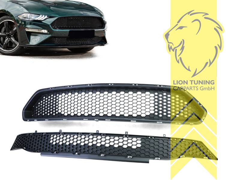 ohne Emblemaufnahme, schwarz matt, ABS Kunststoff, Eintragungsfrei / als Ersatzteil verwendbar