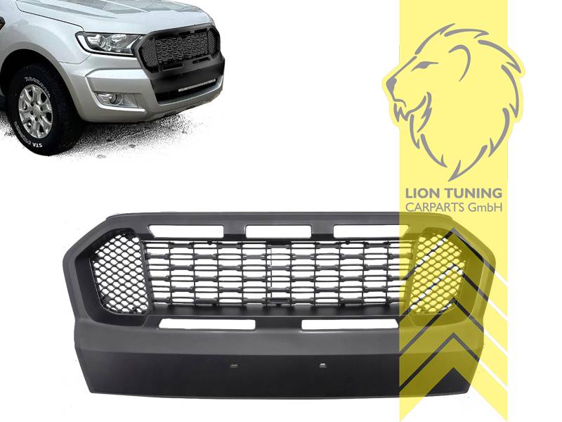 ohne Emblemaufnahme, schwarz, ABS Kunststoff, grundiert, Eintragungsfrei / als Ersatzteil verwendbar