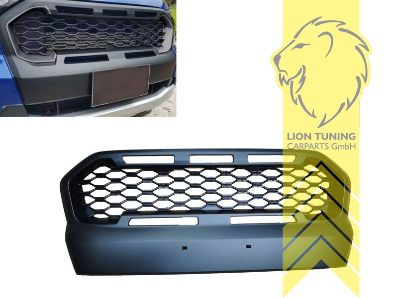 ohne Emblemaufnahme, schwarz, ABS Kunststoff, Eintragungsfrei / als Ersatzteil verwendbar