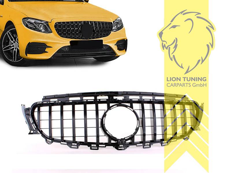 Original Mercedes Emblem wird übernommen, schwarz glänzend, ABS Kunststoff, Eintragungsfrei / als Ersatzteil verwendbar