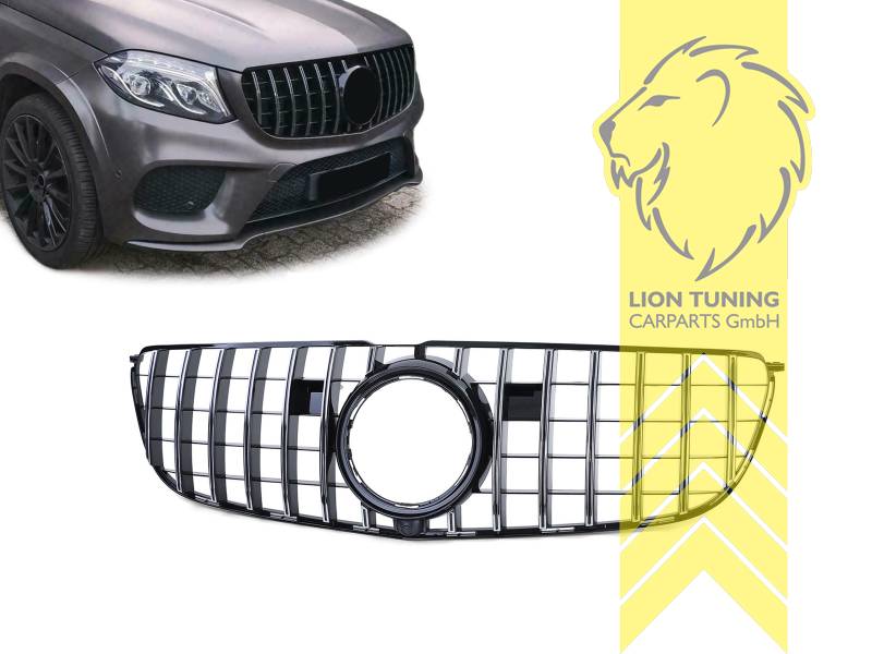 Original Mercedes Emblem wird übernommen, chrom, schwarz glänzend, ABS Kunststoff, Eintragungsfrei / als Ersatzteil verwendbar