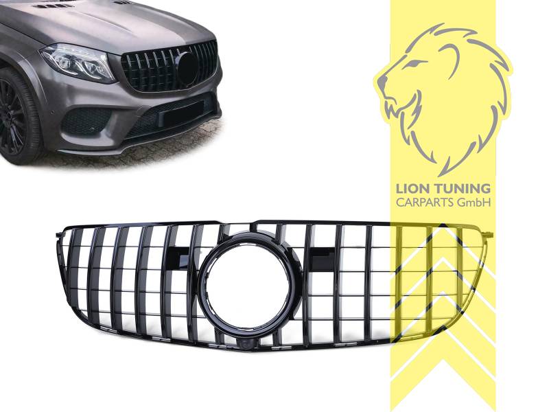 Original Mercedes Emblem wird übernommen, schwarz glänzend, ABS Kunststoff, Eintragungsfrei / als Ersatzteil verwendbar