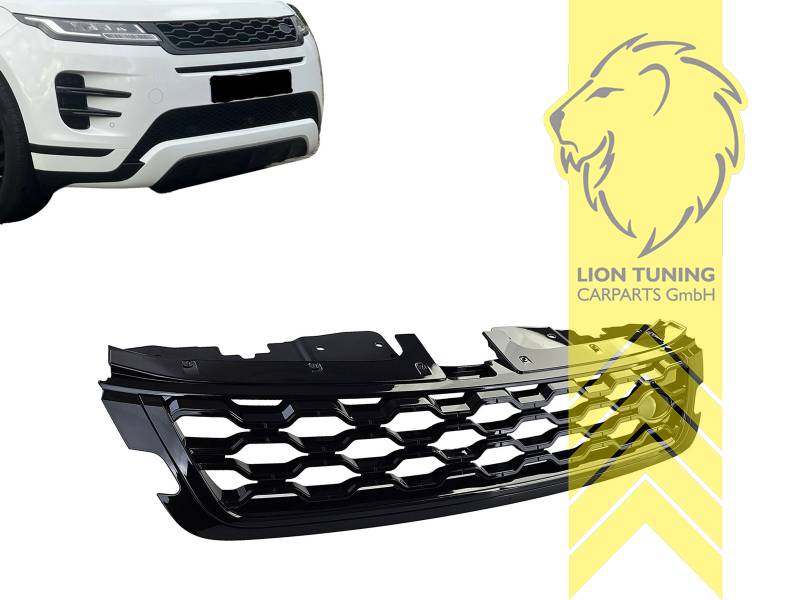 schwarz glänzend, ABS Kunststoff, Eintragungsfrei / keine Eintragung nötig