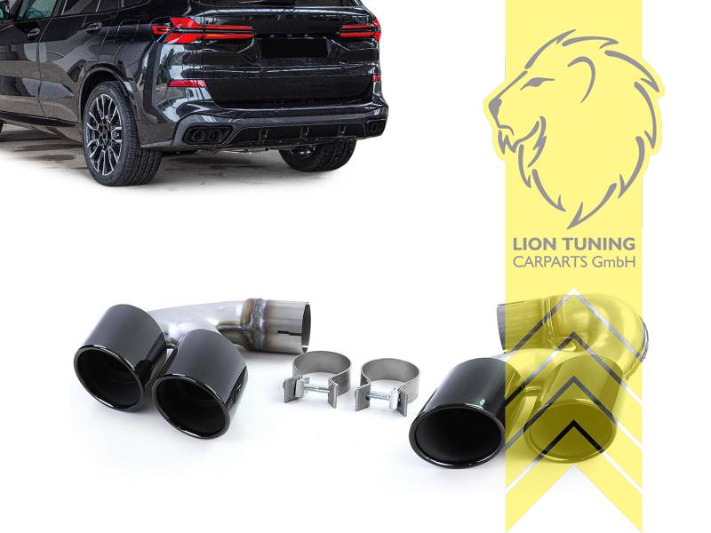 schwarz glänzend, Rund, Edelstahl