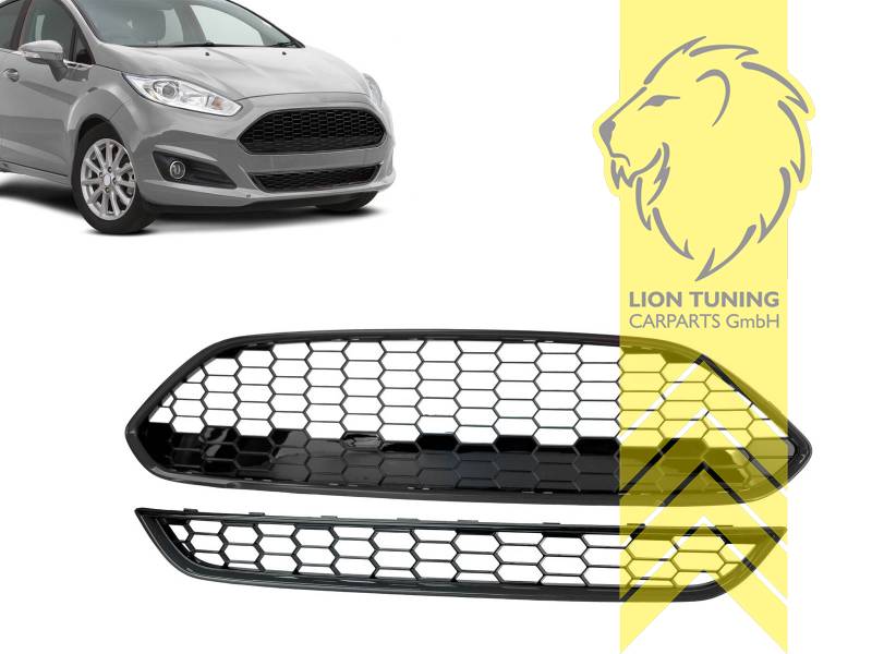 ohne Emblemaufnahme, schwarz glänzend, ABS Kunststoff, Eintragungsfrei / als Ersatzteil verwendbar