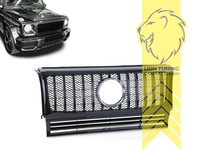 Original Mercedes Emblem wird übernommen, schwarz glänzend, ABS Kunststoff, Eintragungsfrei / als Ersatzteil verwendbar