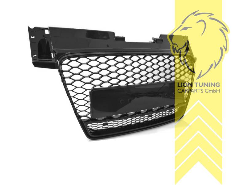 schwarz glänzend, ABS Kunststoff, Eintragungsfrei / als Ersatzteil verwendbar