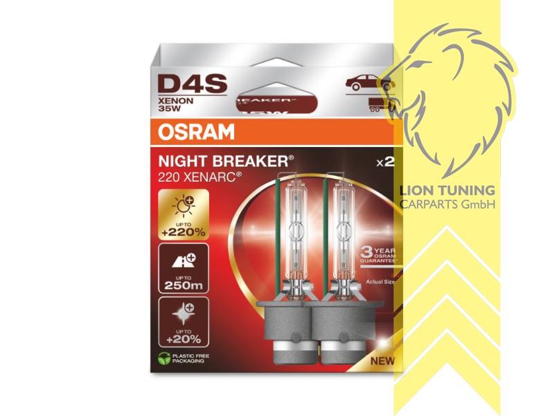 Xenon, HID, 3900K, D4S, 35W, 12 V, Eintragungsfrei / mit E-Prüfzeichen