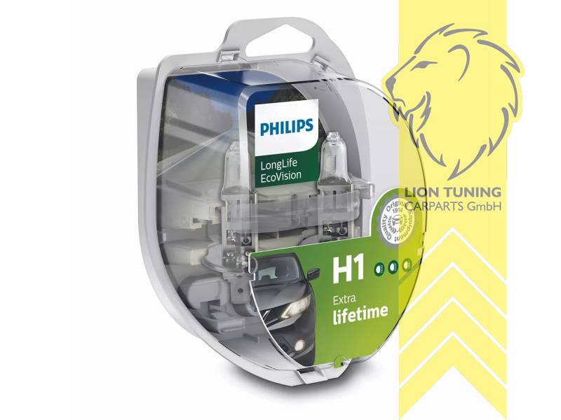 Halogen, H1, 55W, 12 V, Eintragungsfrei / mit E-Prüfzeichen