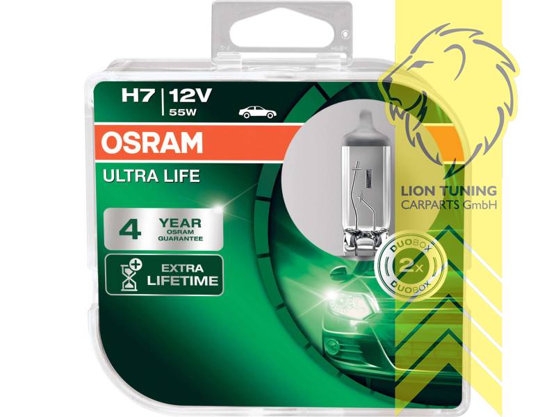 Halogen, H7, 55W, 12 V, Eintragungsfrei / mit E-Prüfzeichen