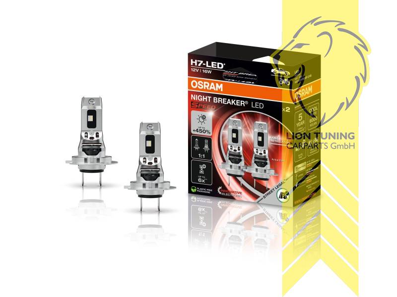 VOR dem Kauf Kompatibilität prüfen!, LED, 6000K, H7, 16W, 12 V, Eintragungsfrei / mit E-Prüfzeichen