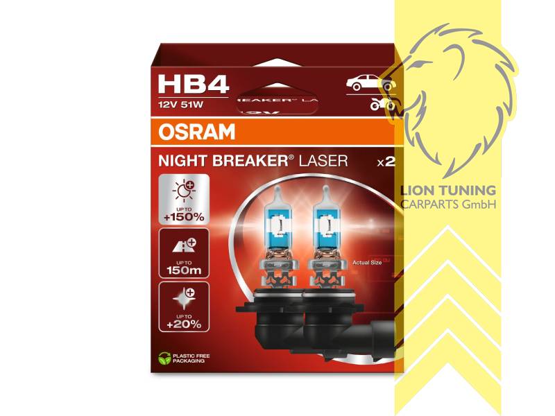 Halogen, 3900K, HB4, 51W, 12 V, Eintragungsfrei / mit E-Prüfzeichen