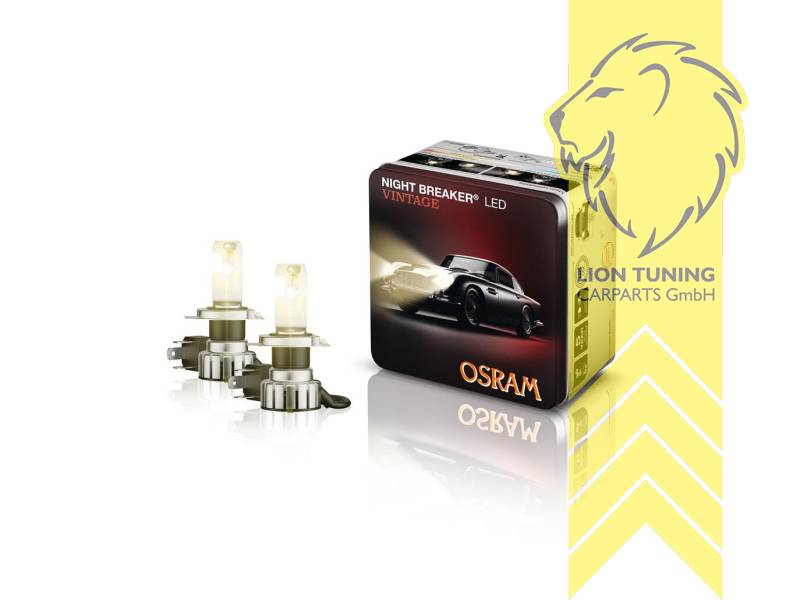 VOR dem Kauf Kompatibilität prüfen!, LED, 3000K, H4, 20/19W, 12 V, Eintragungsfrei / mit E-Prüfzeichen