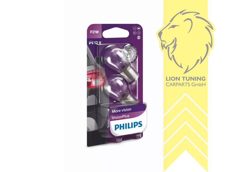 Halogen, P21W, 21W, 12 V, Eintragungsfrei / mit E-Prüfzeichen