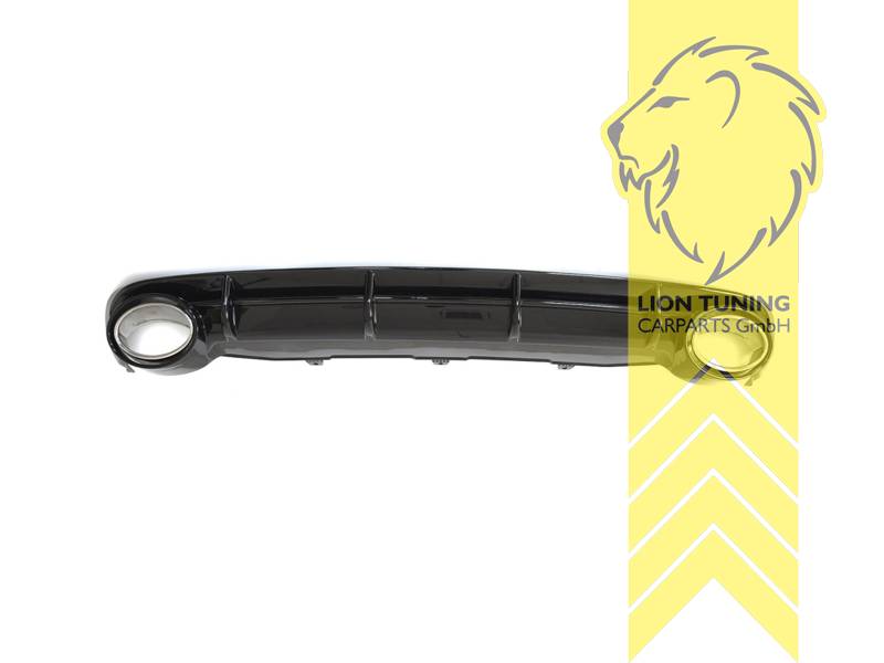 links und rechts, schwarz glänzend, nicht passend für S-Line, nicht passend für Allroad, nicht passend für Modelle mit Active Sound Modul, nicht für Modelle mit Anhängerkupplung, nicht passend für S6 / RS6, PP Kunststoff, Eintragungsfrei / als Ersatzteil verwendbar