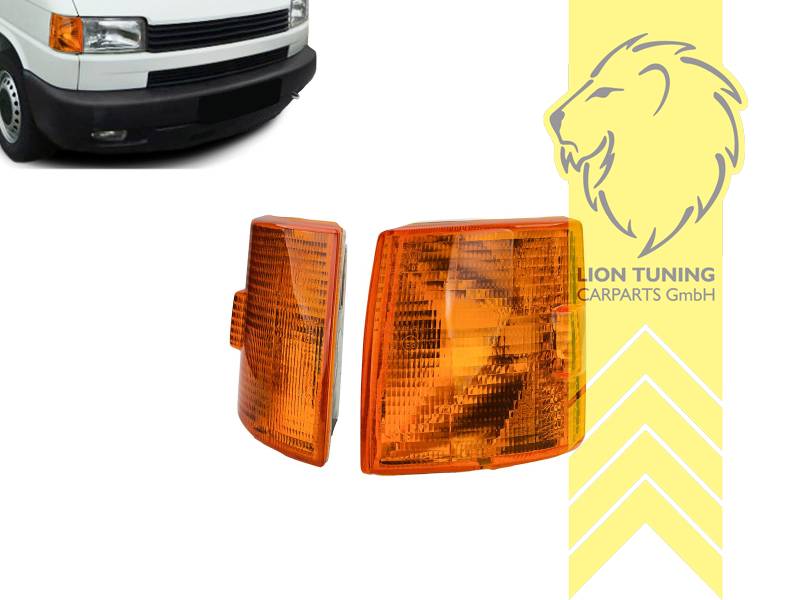 Halogen, orange, nur passend für Fahrzeuge mit kurzem Vorderwagen, Blinkerbirnen BAU15S, Eintragungsfrei / mit E-Prüfzeichen