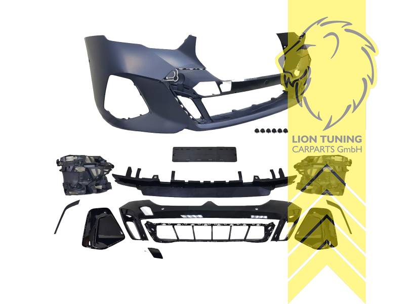 links und rechts, Ersatzteile von äquivalenter Qualität für die Besitzer des Fahrzeugs (entspr. EU-Verordnung 46/2010), PP Kunststoff, grundiert, für Fahrzeuge mit 6 PDC, für Fahrzeuge mit Radar (ACC)