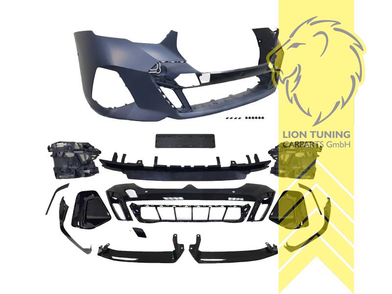 links und rechts, Ersatzteile von äquivalenter Qualität für die Besitzer des Fahrzeugs (entspr. EU-Verordnung 46/2010), PP Kunststoff, grundiert, für Fahrzeuge mit 6 PDC, für Fahrzeuge mit Radar (ACC)