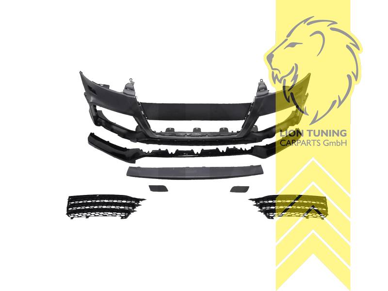 schwarz, Ersatzteile von äquivalenter Qualität für die Besitzer des Fahrzeugs (entspr. EU-Verordnung 46/2010), PP Kunststoff, grundiert, für Fahrzeuge ohne PDC, für Fahrzeuge mit SRA, Eintragungsfrei / als Ersatzteil verwendbar