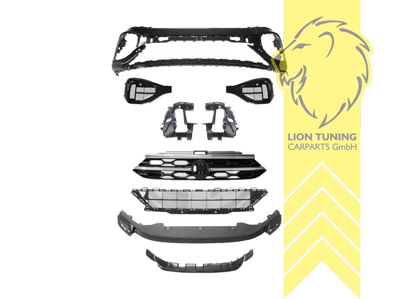 Ersatzteile von äquivalenter Qualität für die Besitzer des Fahrzeugs (entspr. EU-Verordnung 46/2010), auch passend für Fahrzeuge mit Spurhalteassistent, PP Kunststoff, grundiert, für Fahrzeuge mit PDC, für Fahrzeuge ohne SRA, Eintragungsfrei / als Ersatzteil verwendbar