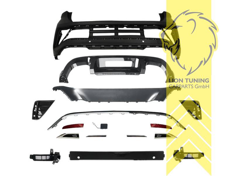 links, auch passend bei R Modellen, Ersatzteile von äquivalenter Qualität für die Besitzer des Fahrzeugs (entspr. EU-Verordnung 46/2010), PP Kunststoff, grundiert, für Fahrzeuge mit PDC, Eintragungsfrei / als Ersatzteil verwendbar