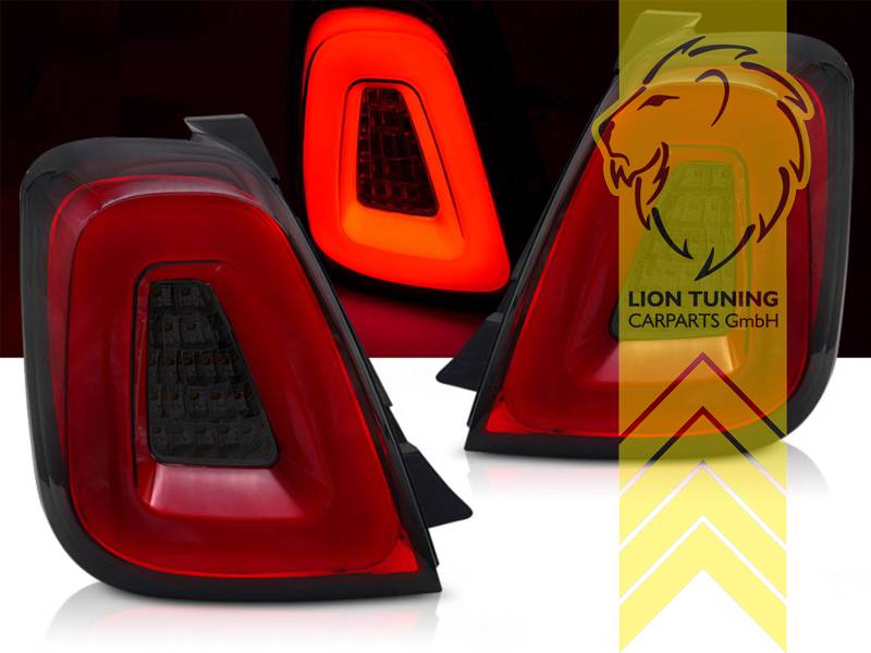 bei Abarth Modellen kann es zu Bordcomputerfehlern kommen - hier muss dann eine Codierung vorgenommen oder zusätzlich Widerstände verbaut werden!, LED, mit LED Blinker, schwarz, weiss, rot, Blinkerbirnen BAU15S, Eintragungsfrei / mit E-Prüfzeichen