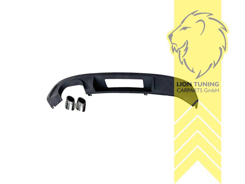 links, schwarz, PP Kunststoff, schwarz - lackierfähig, Eintragungsfrei / als Ersatzteil verwendbar