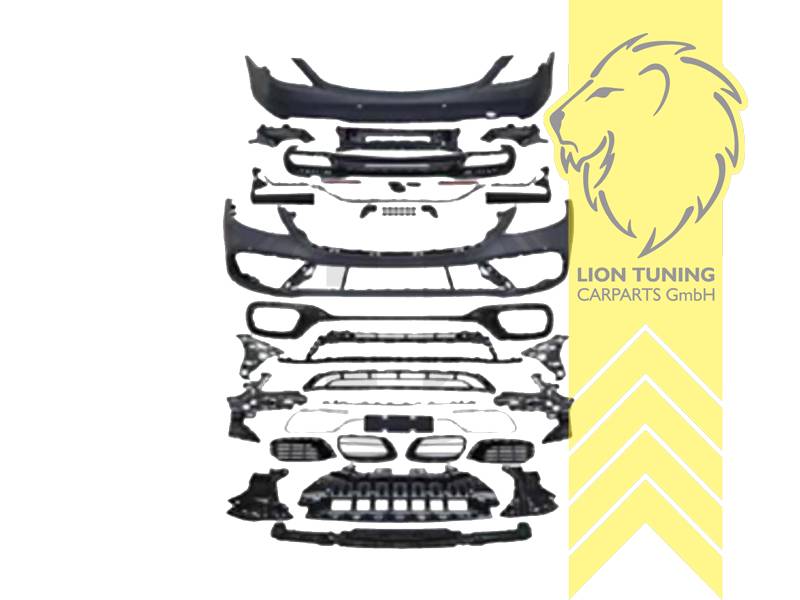 Ersatzteile von äquivalenter Qualität für die Besitzer des Fahrzeugs (entspr. EU-Verordnung 46/2010), PP Kunststoff, grundiert, für Fahrzeuge mit PDC