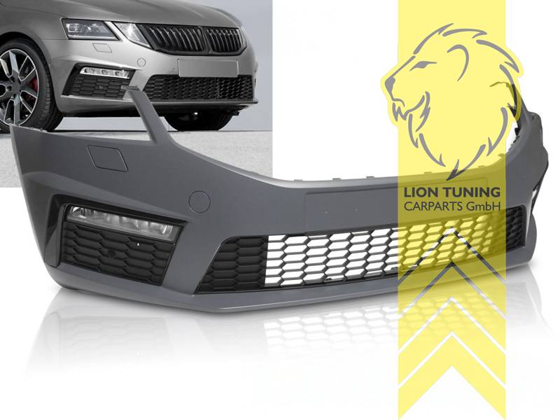 Ersatzteile von äquivalenter Qualität für die Besitzer des Fahrzeugs (entspr. EU-Verordnung 46/2010), PP Kunststoff, grundiert, für Fahrzeuge ohne PDC, für Fahrzeuge mit SRA