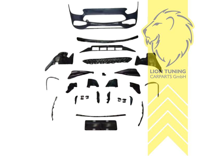 Ersatzteile von äquivalenter Qualität für die Besitzer des Fahrzeugs (entspr. EU-Verordnung 46/2010), PP Kunststoff, grundiert, für Fahrzeuge mit PDC, für Fahrzeuge ohne SRA