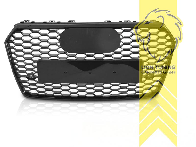 schwarz glänzend, ABS Kunststoff, für Fahrzeuge mit und ohne PDC, Eintragungsfrei / als Ersatzteil verwendbar