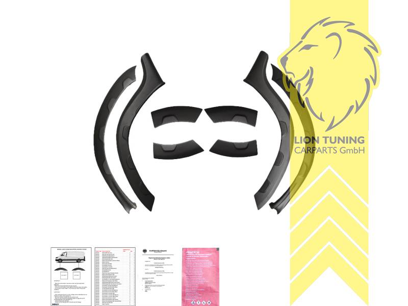 Selbstklebend, schwarz matt, ABS Kunststoff, Eintragungsfrei / mit ABE