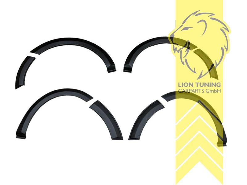 Selbstklebend, schwarz matt, ABS Kunststoff, Eintragungsfrei / mit ABE