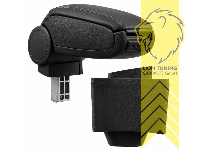 schwarz, nur für Fahrzeuge ohne Original Armlehne geeignet, ABS Kunststoff, Eintragungsfrei / als Ersatzteil verwendbar