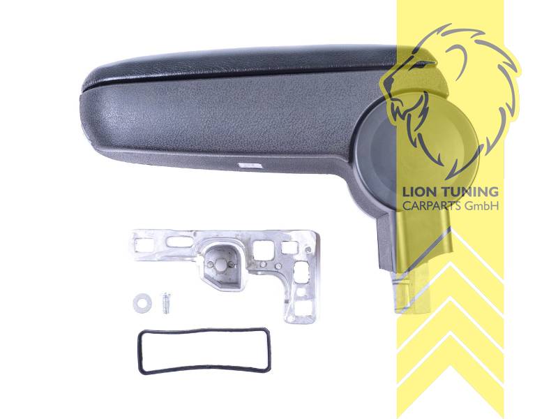 schwarz, nur für Fahrzeuge ohne Original Armlehne geeignet, ABS Kunststoff, Eintragungsfrei / als Ersatzteil verwendbar