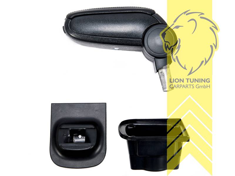 schwarz, nur für Fahrzeuge ohne Original Armlehne geeignet, ABS Kunststoff, Eintragungsfrei / als Ersatzteil verwendbar