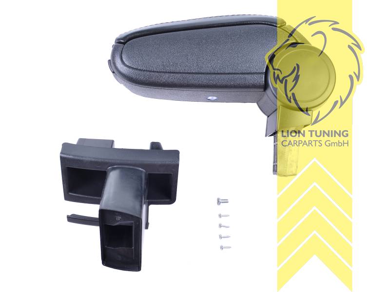 schwarz, nur für Fahrzeuge ohne Original Armlehne geeignet, ABS Kunststoff, Eintragungsfrei / als Ersatzteil verwendbar
