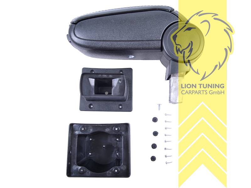 schwarz, nur für Fahrzeuge ohne Original Armlehne geeignet, ABS Kunststoff, Eintragungsfrei / als Ersatzteil verwendbar